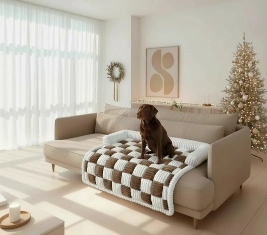 Kuscheliges Hundebett - Sofa Auflage