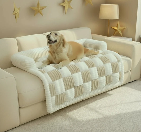 Kuscheliges Hundebett - Sofa Auflage